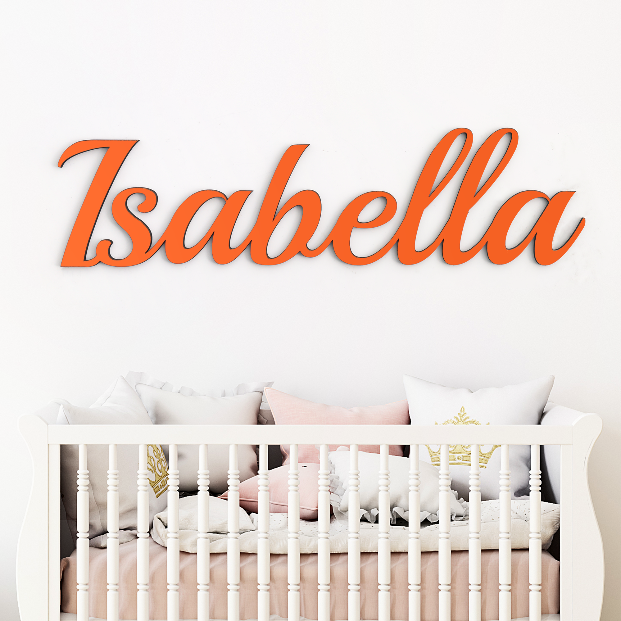 Wood Wall Cutout Name Signs